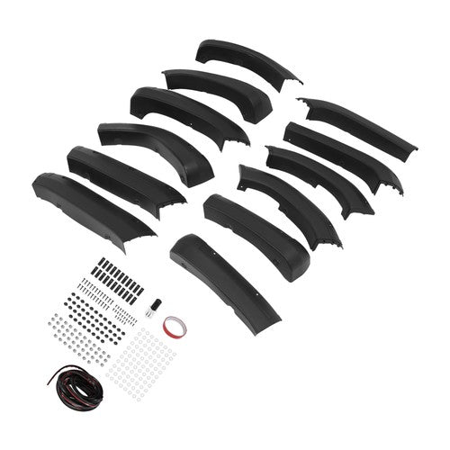 Solid Spare Fender Flares Kit Front Rear 4PCS Fit For 2019-2025 4WD/2WD GMC Sierra 1500