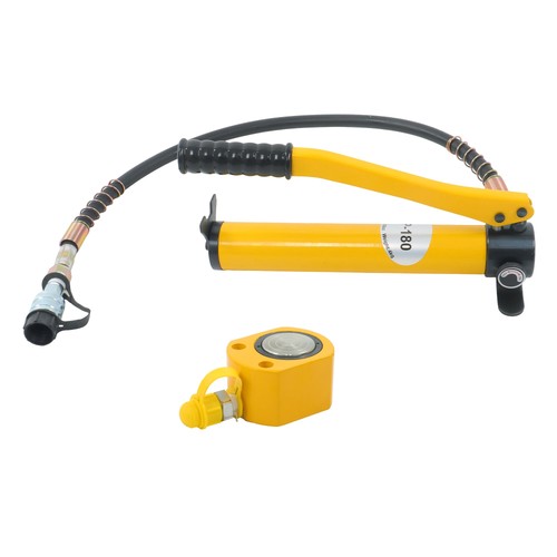 Solid Spare 20T Low Profile Hydraulic Jack Porta Power Kit CP-180 Manual Hydraulic Hand Pump