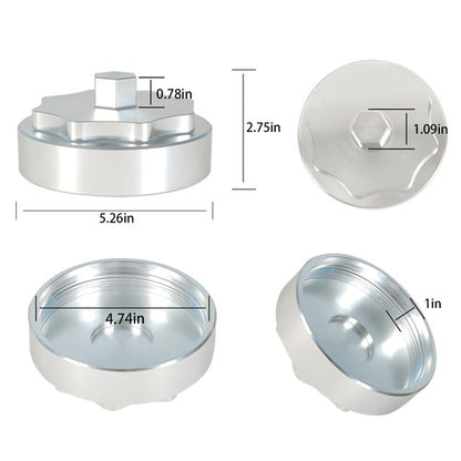 Solid Spare 68065612AA Fuel Filter Housing Cover Cap For 10-19 Ram 2500 3500 V8 l6