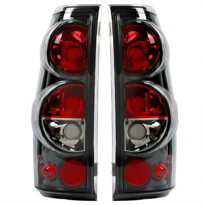 Solid Spare Tail Lights Clear Lens For Chevy Silverado 1500 2500 3500 99-06 GMC Sierra 99-03