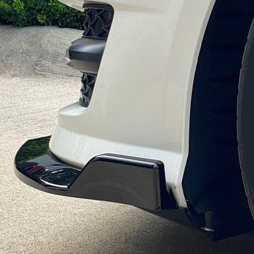 Solid Spare Gloss Black Front Bumper Lip Splitter For Mercedes Benz W204 Sport C Class 08-14