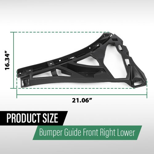 Solid Spare Fit For 15-18 Porsche Cayenne Front Bumper Right Side Guide Bracket 95850517850