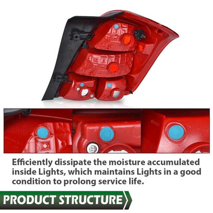 Solid Spare New Fit For 2013-2019 Chevy Trax Halogen Tail Light Brake Lamp Left Driver Side