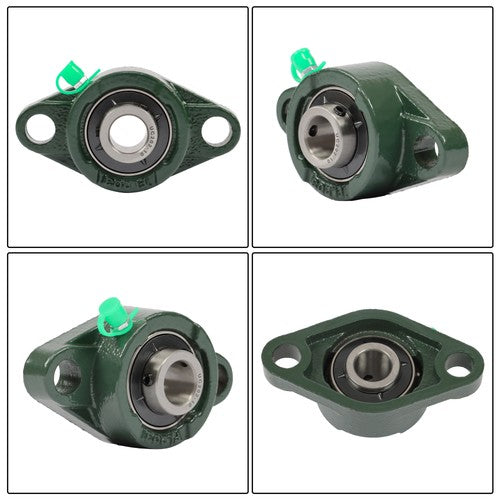 Solid Spare 4Pcs UCFL202-10 Pillow Block Bearing 5/8" Bore Flange Mounted Self Alignment