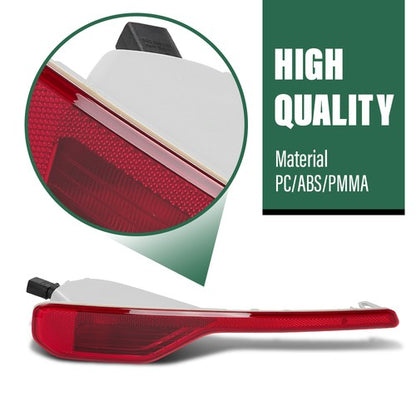 Solid Spare Fit For 18-22 Volvo XC40 Rear Bumper Reflector Light Without bulb Left Side LH