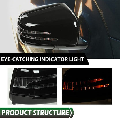 Solid Spare Rear View Side Mirror Assembly Set Fit For 2005-11 Mercedes Benz W164 X164 ML GL