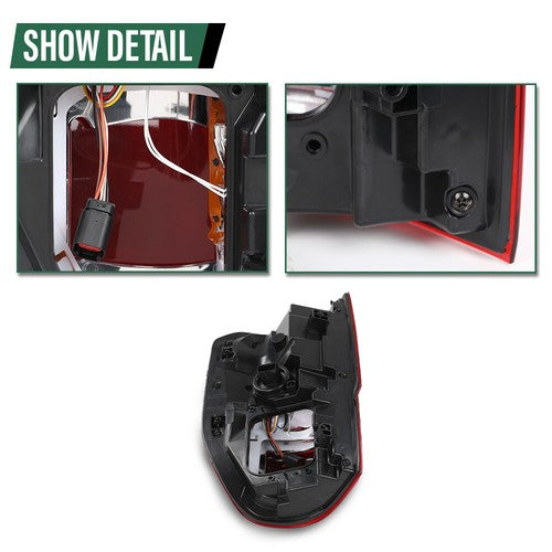 Solid Spare LED Tail Light Fit For 2019-2023 Ford Ranger w/ Blind Spot Brake Lamp Right