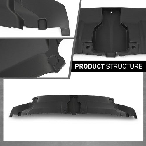 Solid Spare Fit For 2012-2015 Audi A6 Upper Radiator Support Cover Sight Shield AU1224103