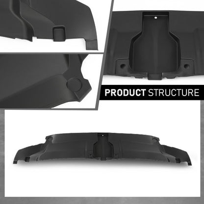 Solid Spare Fit For 2012-2015 Audi A6 Upper Radiator Support Cover Sight Shield AU1224103
