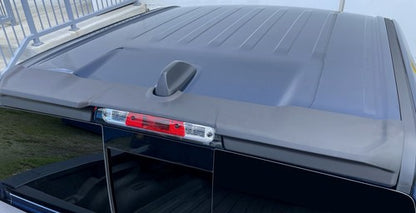 Solid Spare For 2019-2023 24 Dodge Ram 1500 Truck Crew Cab Matte Black Roof Spoiler Wing