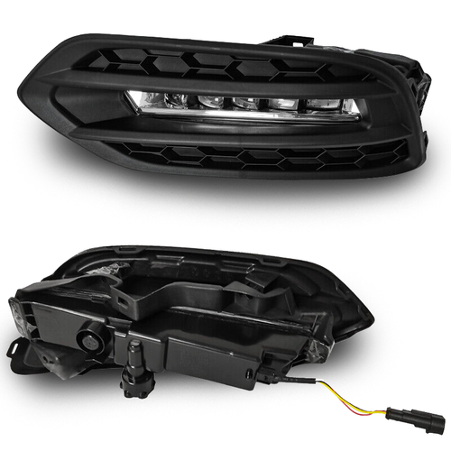 Pair Front  LED Fog Lights Lamps DRL For 2019 2020-2022 Honda HR-V HRV LH & RH