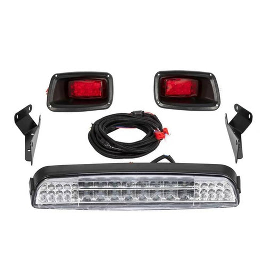 Solid Spare For EZGO TXT (96-13) Golf Cart LED Light Bar Kit with LED Taillights