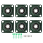Solid Spare 6Pcs UCF204-12 Pillow Block Flange Bearing 3/4" Bore 4 Bolt Solid Base