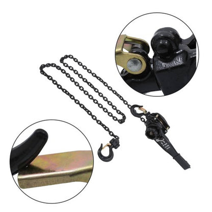 Solid Spare Trigger Hoist Steel 0.75Ton 1650Lbs Lifting Height 10ft/3m Alloy Steel Chain