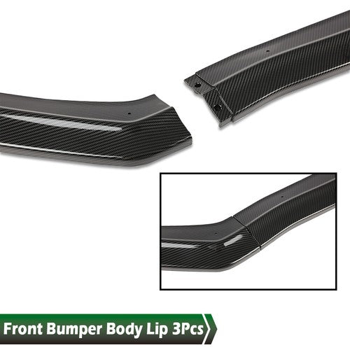 Solid Spare Front Bumper Lip Spoiler Splitter Fit For 2015-2021 Subaru WRX STi CS-Style