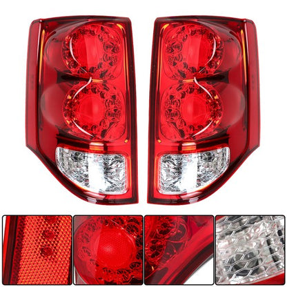 Solid Spare LED Pair Tail Lights Brake Lamps Replacement For Dodge Grand Caravan 2011-2020