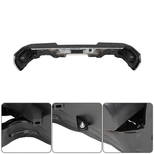 Solid Spare W/ Vent And Sensor Hole Auto Rear Bumper Metal For Chevrolet 2019-2023 &GMC NEW