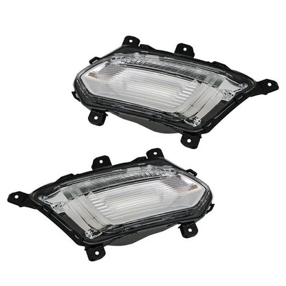 Solid Spare Fog Lights Assembly For Chevy Equinox L LT LS 16-17 LH+RH Front Daytime Running