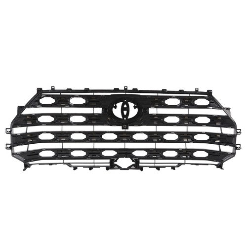 Fit Toyota Tundra 2022-2024 Platinum Brushed Satin Aluminum Front Upper Grille