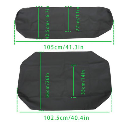 Solid Spare New For Kawasaki Mule 2500 2510 3000 3010 Diesel 4X4 Waterproof Black Seat Cover