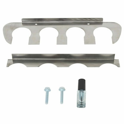 Solid Spare Stainless Steel Rear Lower Bumper Filler Panel For 2014-2019 C7 Corvette Z06