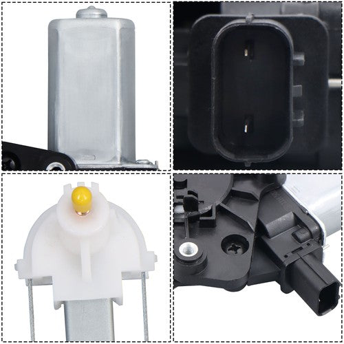 Solid Spare For Honda Civic Sedan 2012 2013 2014 2015 Window Regulator Rear Left w/ Motor