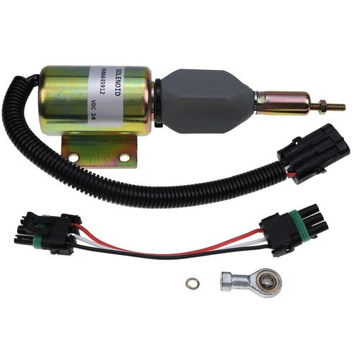 Solid Spare 3926412 24V Fuel Shut Off Solenoid for Cummins 6CT Engine SA-4257-24 RE502474