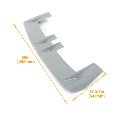 Solid Spare PAINTABLE TRUCK CAB SUN-VISOR FOR FORD F-250/F-350/F-450/F-550 SUPER DUTY 99-16