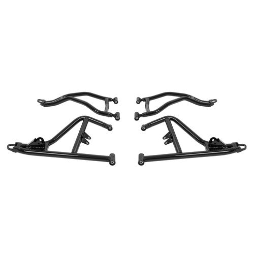 Solid Spare 2 Inch For Polaris RZR XP 1000 2014-2023 Forward Offset Front A-Arms Black