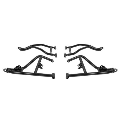 Solid Spare 2 Inch For Polaris RZR XP 1000 2014-2023 Forward Offset Front A-Arms Black