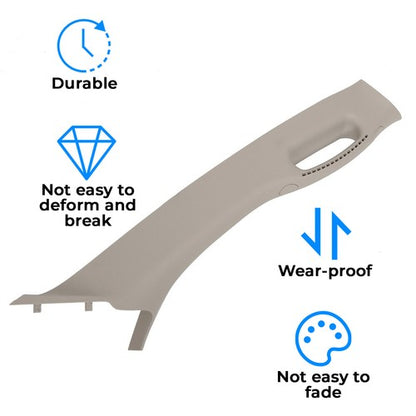Solid Spare Pair Set Pull Grab Handle A Pillar Windshield Post Trim For 02-10 Dodge Ram