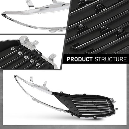 Solid Spare Front Bumper Upper Grille Grill Left Fit For 2013-2016 Lincoln MKZ DP5Z8201BA