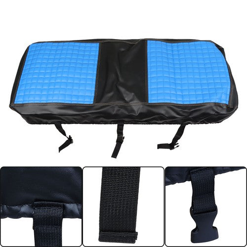 Solid Spare Fit For Golf CartsRear Seat Covers Kit No Staple Blue Color Universal Size
