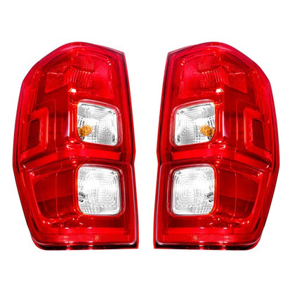 Solid Spare Rear Tail Light For Ford Ranger XL 2019 2020-2022 Chrome Halogen Left+Right Side