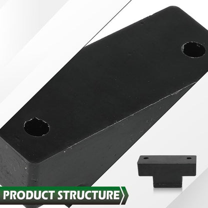 Solid Spare 3Pcs Fit For Hummer, Humvee, HOOD BUMPER SET 1233888 & 12338896 Black New