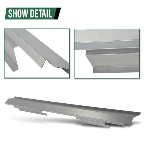Solid Spare Fit For 09-14 Ford F-150 4-Door Crew Cab Rocker Panels Left & Right Pair Set