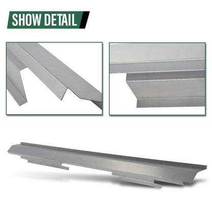 Solid Spare Fit For 09-14 Ford F-150 4-Door Crew Cab Rocker Panels Left & Right Pair Set