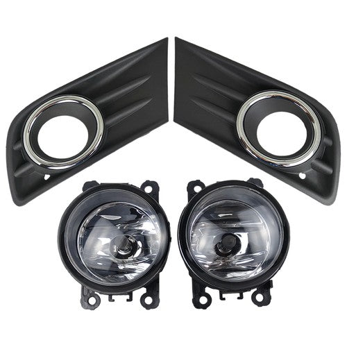 For Honda Pilot 2012-2013-2014-2015 New A Pair Fog Light W/Cover&Chrome Trim US