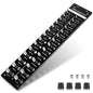 Solid Spare 28 Hole Nut and Bolt Thread Checker 6-32 Fine to 1/ M4x0.7 to M14x2.0 / 2-20 Fin