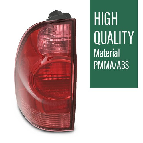 Solid Spare Tail Lights w/ Bulbs Fit For 2005-2015 Toyota Tacoma Rear Brake Lamps Left+Right