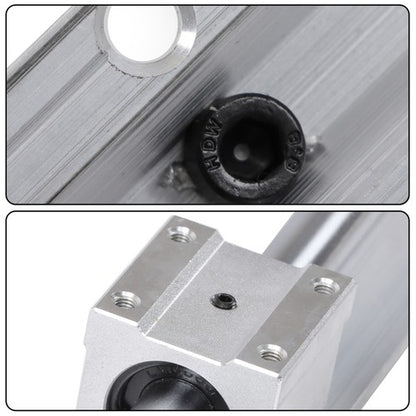 Solid Spare 4 PCS SBR16UU Sliders 2PCS SBR16-1000mm Linear Guide Rail