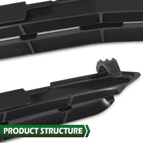 Solid Spare GM1036149 Fit For 2013 Chevrolet Malibu Front Bumper Lower Grille Grill Black