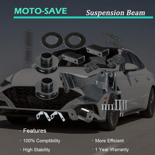 Solid Spare 2.5" Leveling Kit With Track Bar Bracket For 2011-2020 Ford F-250 Super Duty