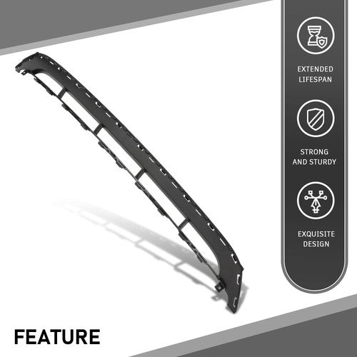 Solid Spare Fit For 2010-2014 Audi Q7 Front Lower Center Bumper Grille w/o S-Line Package