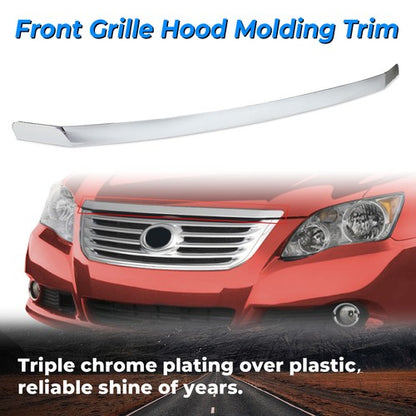 Solid Spare Hood Molding For Toyota Avalon 2005-2010 Front Grille Cover Chrome Trim