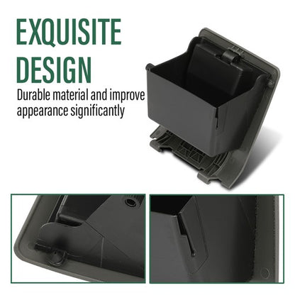 Solid Spare Dash Knee Center Glove Storage Cubby For 05-07 Ford F250 F350 Super Duty Gray