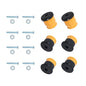 Solid Spare 6× Body Cab Mount Kit 924-329 For 05 2006 07 F-250 F-350 F-450 F-550 Super Duty