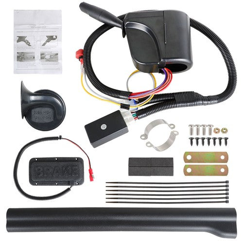 Solid Spare For Club Car Yamaha Golf Cart LED Light Turn Signal Kit W/ Horn Brake Hazard