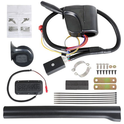 Solid Spare For Club Car Yamaha Golf Cart LED Light Turn Signal Kit W/ Horn Brake Hazard