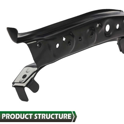 Solid Spare Fit For 2013-2017 Nissan Sentra Black Radiator Right Upper Bracket Prop Frame